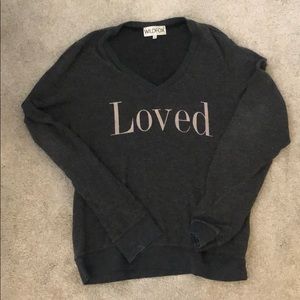 Wild fox “loved” sweatshirt